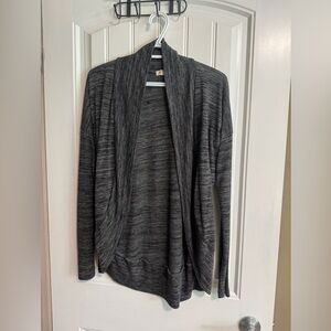 Ardene Charcoal Open Front Cardigan